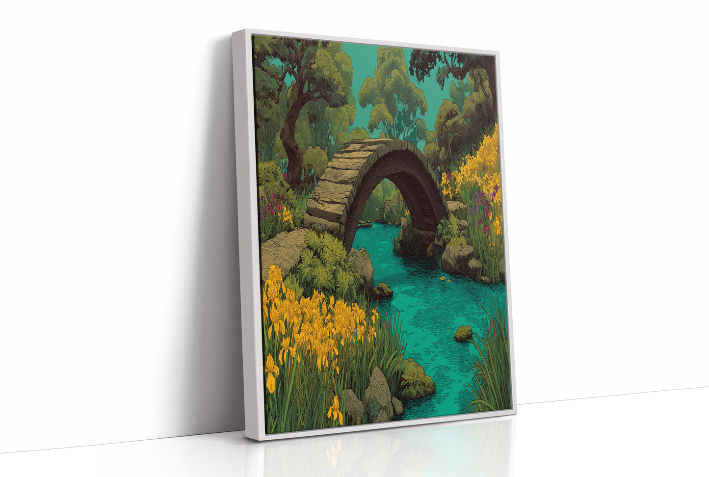 Stone Bridge Over Turquoise Waters
