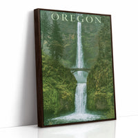 Multnomah Falls Forest Bridge