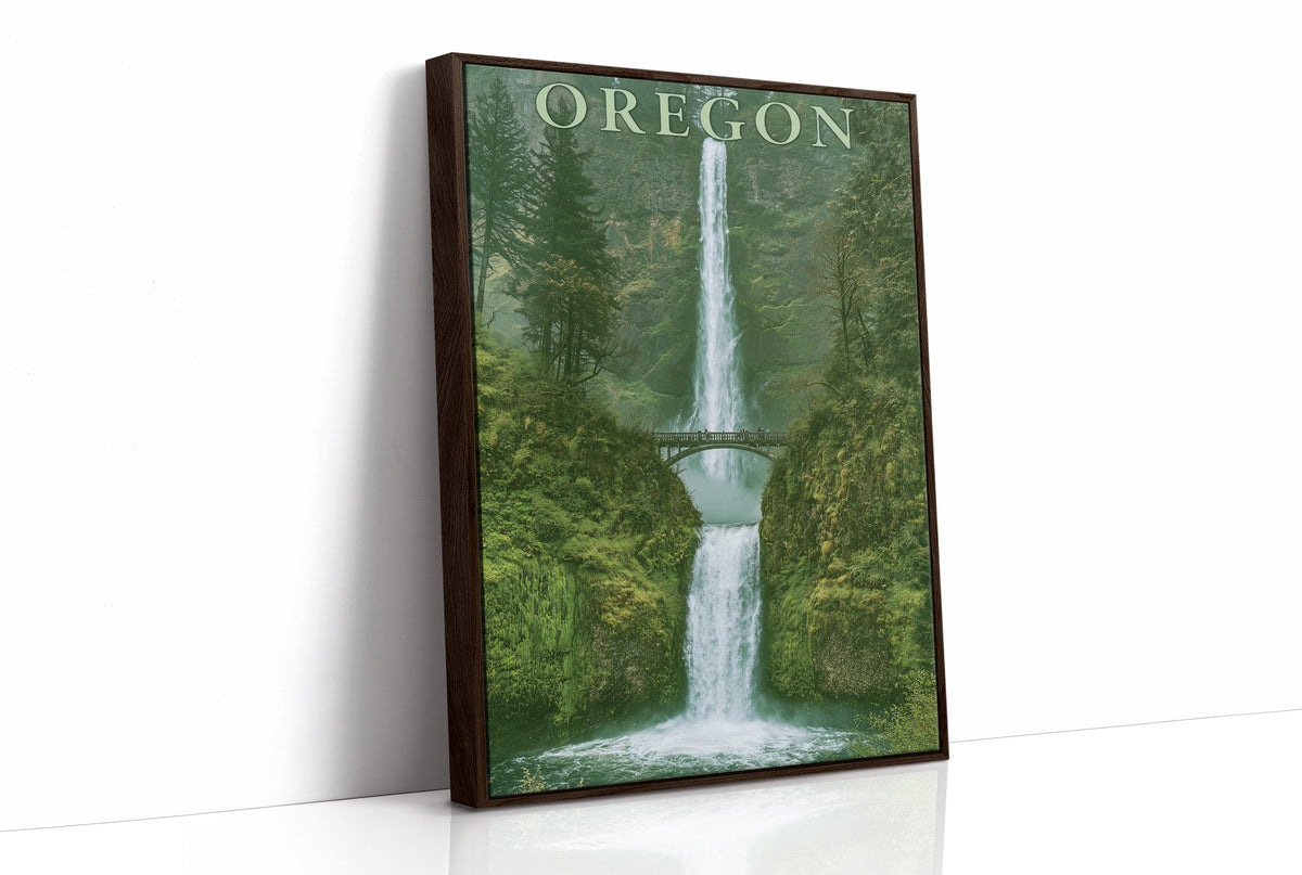 Multnomah Falls Forest Bridge