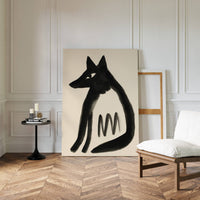 Midnight Fox Speaks Ancient Signs