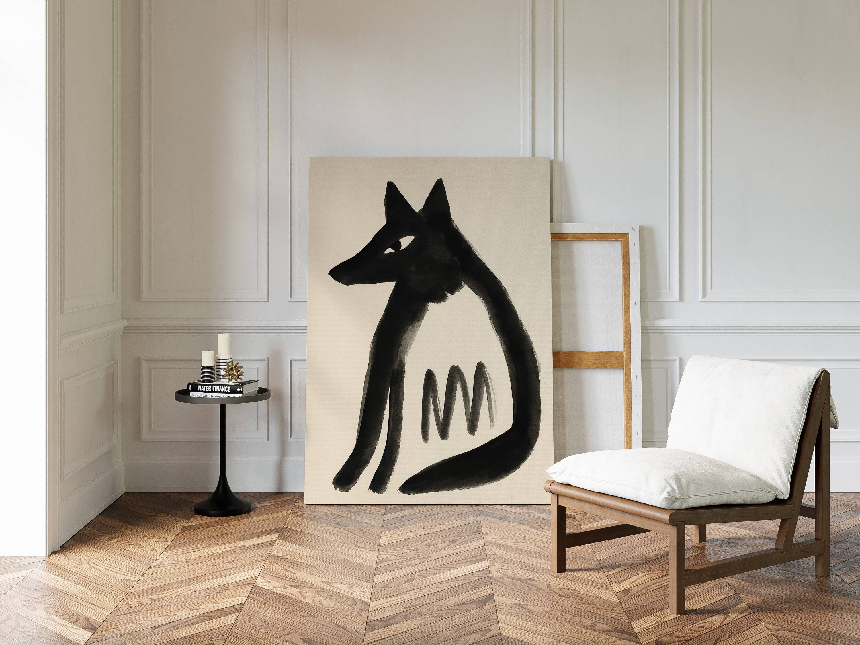 Midnight Fox Speaks Ancient Signs