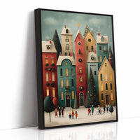 Colorful Houses Share Winter Stories