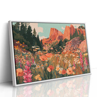 Mountain Poppies Dance At Sunrise