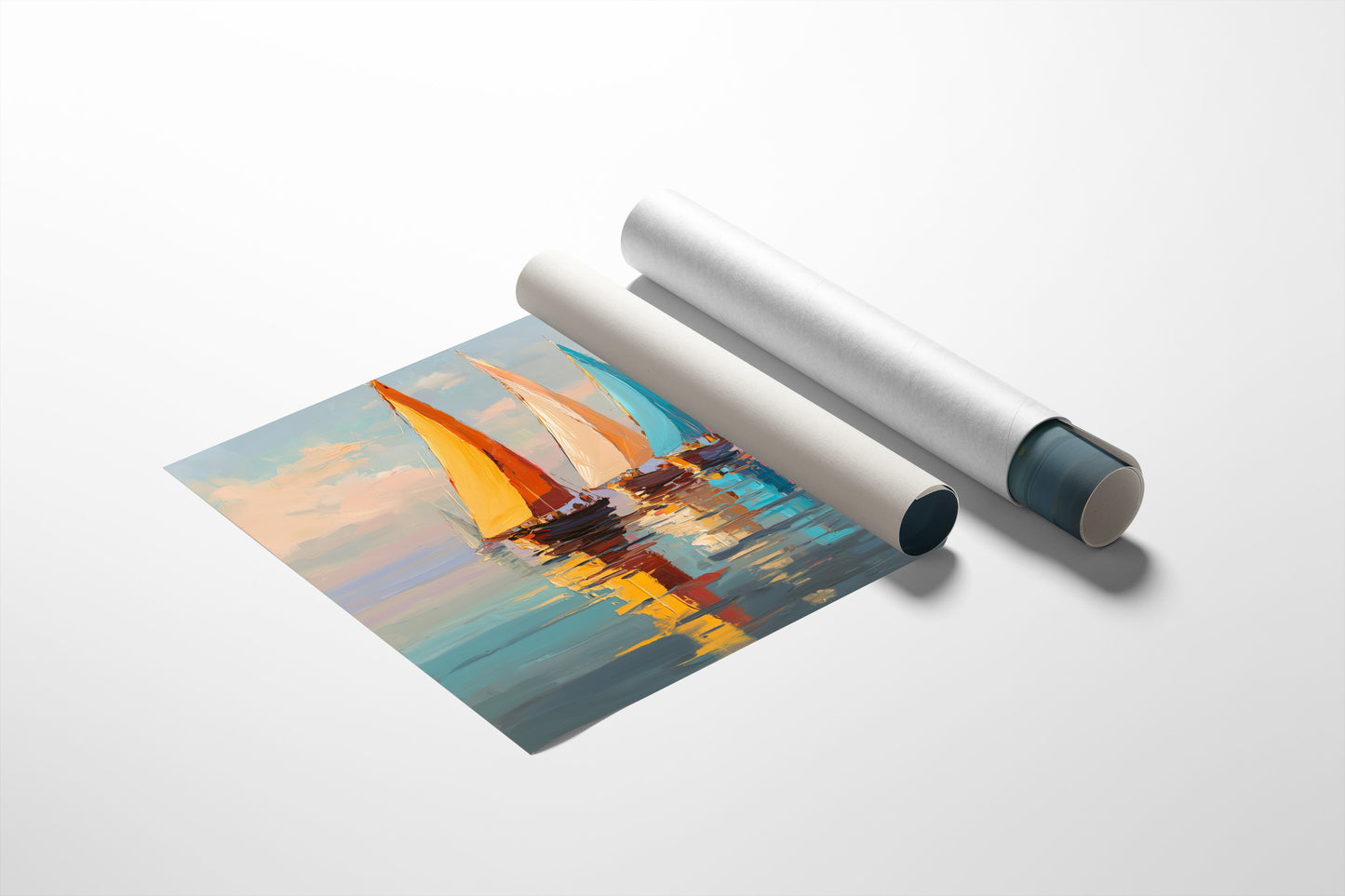 Sails Dance On Tranquil Waters