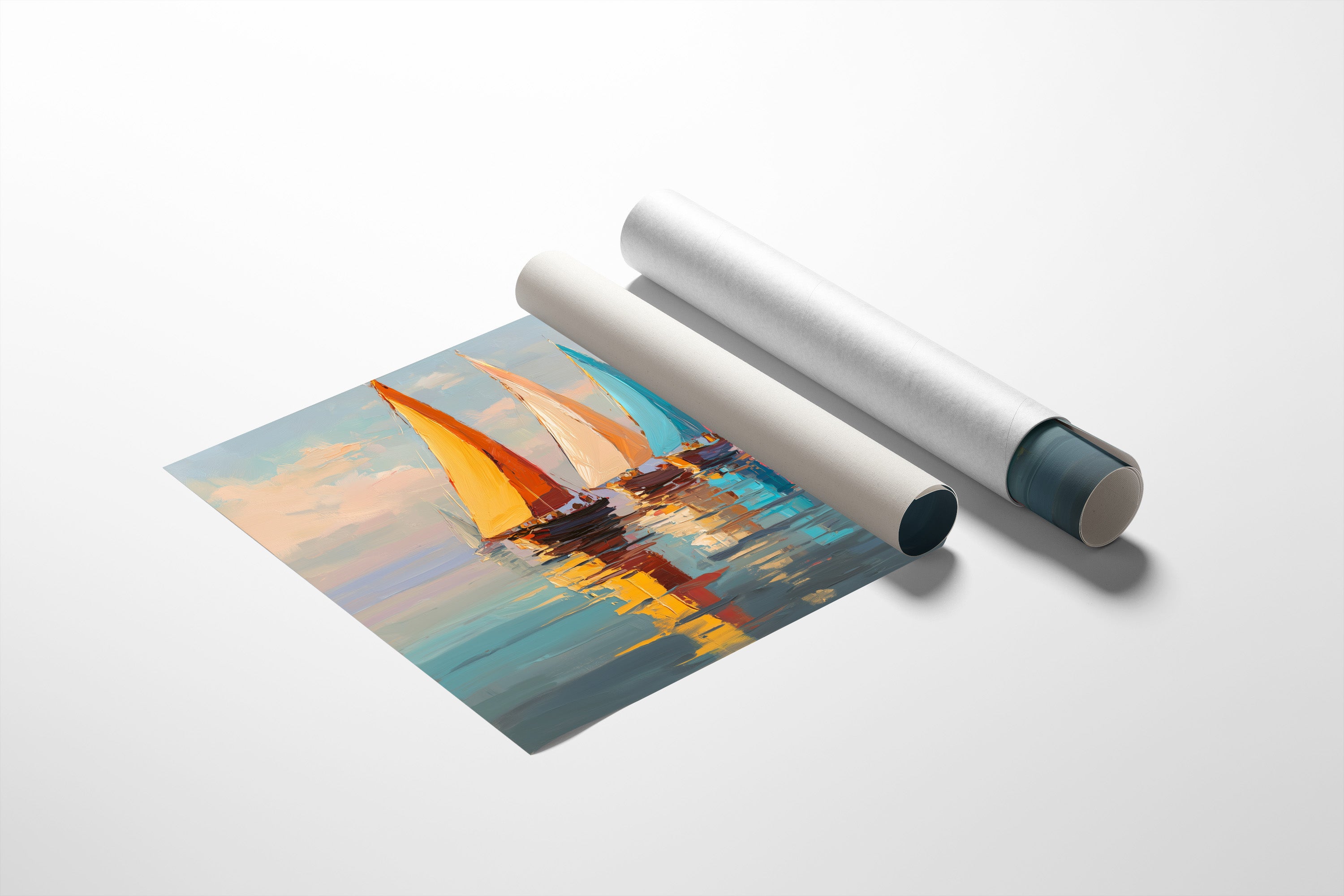 Sails Dance On Tranquil Waters