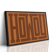 Howdy Rustic Maze Style Cowboy Art