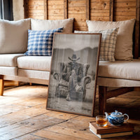 Leather Armchair Holds Desert Solitude