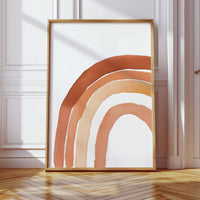 Terracotta Boho Rainbow Arch