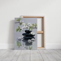 Cherry Blossoms Dance Above Still Waters