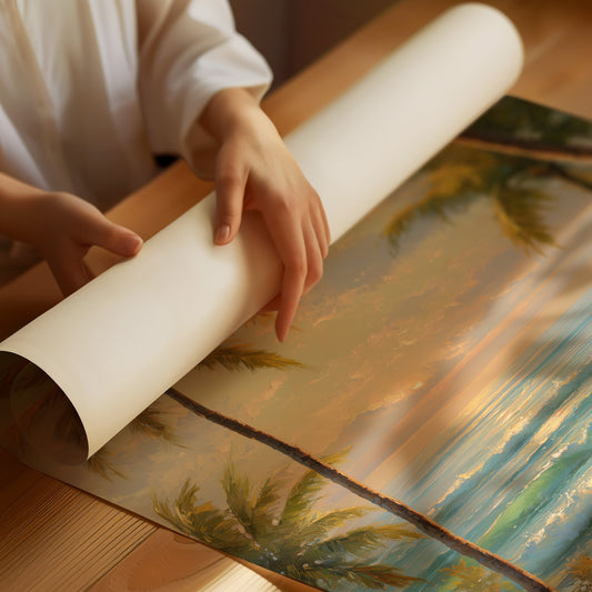 Paradise Whispers At Golden Hour