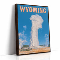 Old Faithful Eruption Wyoming