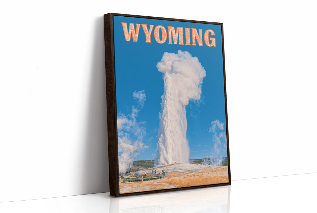 Old Faithful Eruption Wyoming