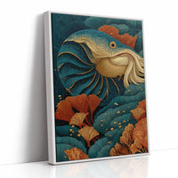 Golden Fins Amid the Reef