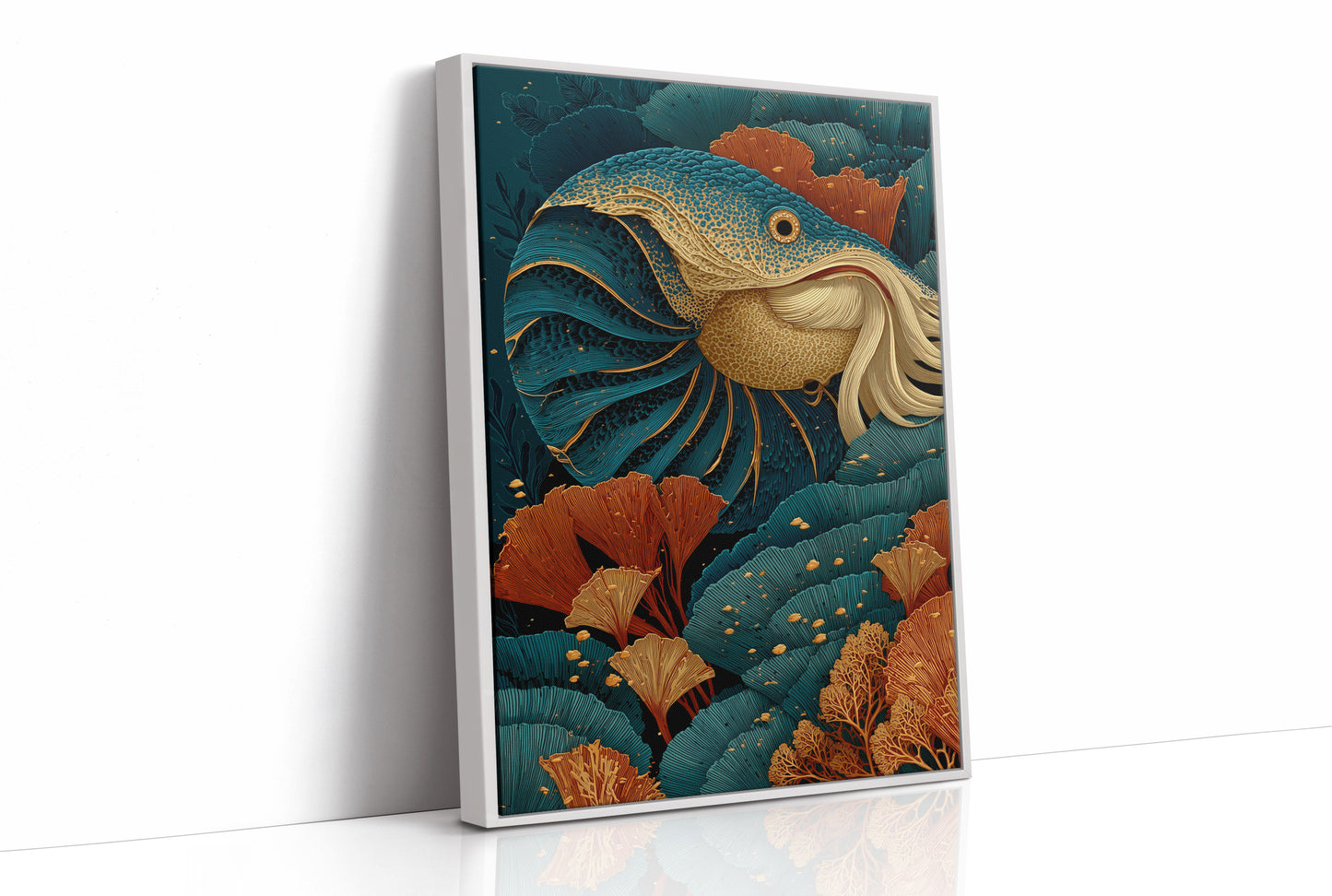 Golden Fins Amid the Reef