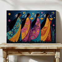 Sacred Stars Dance Through Night