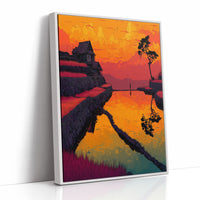 Rice Paddy at Golden Hour