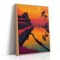 Rice Paddy at Golden Hour