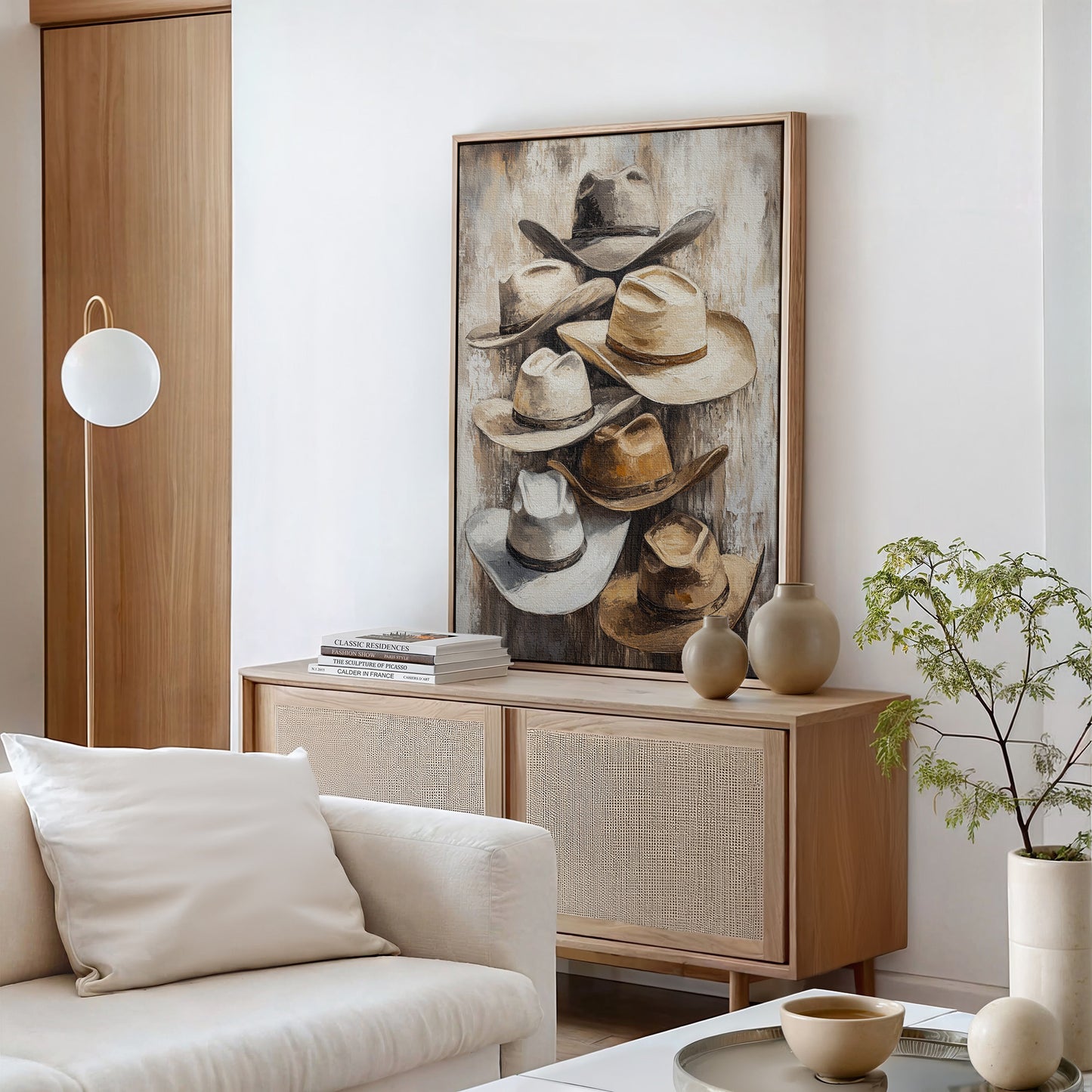 Rustic Cowboy Hats – Western Farmhouse Wall Art