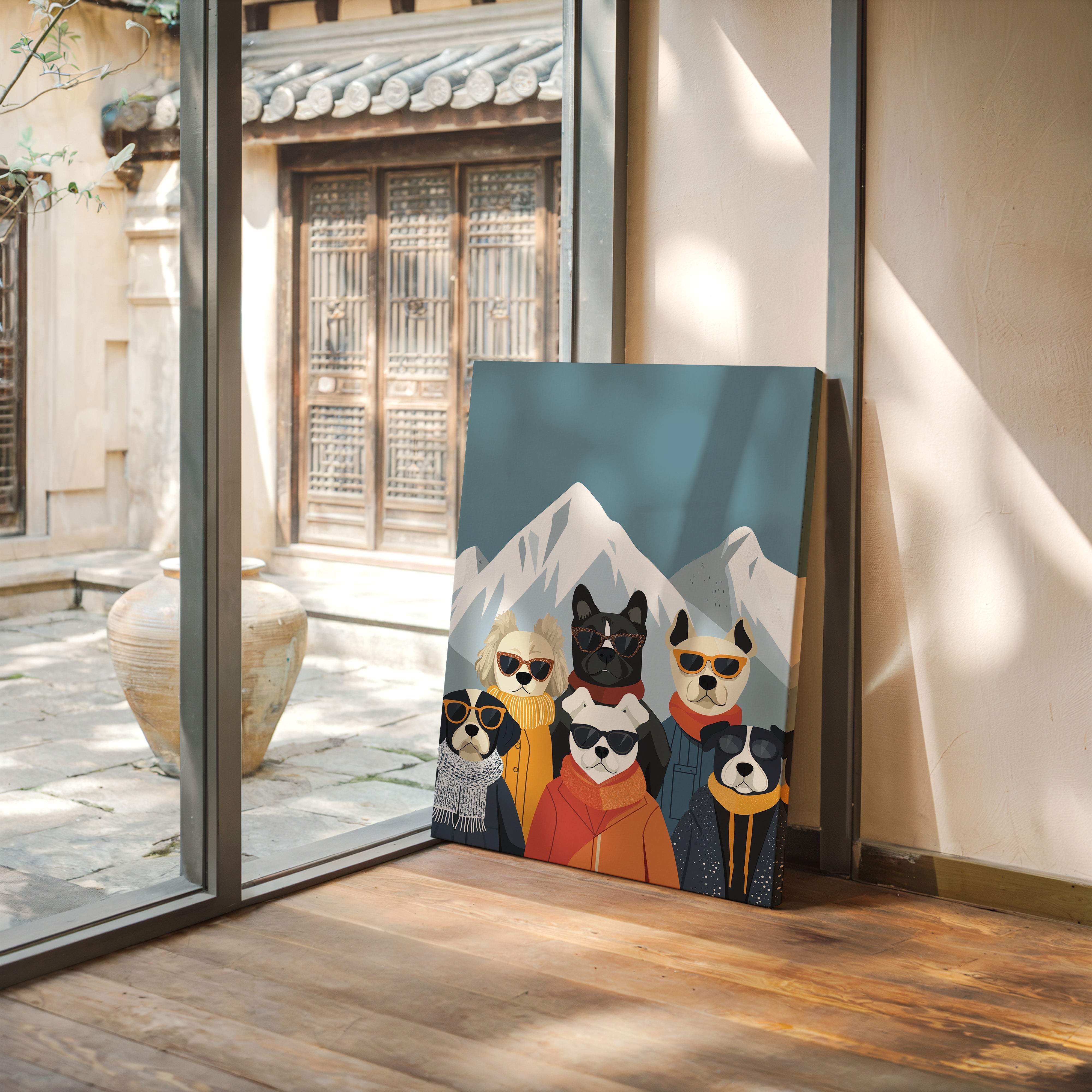 Mountain Dogs Rock Their Alps Ski