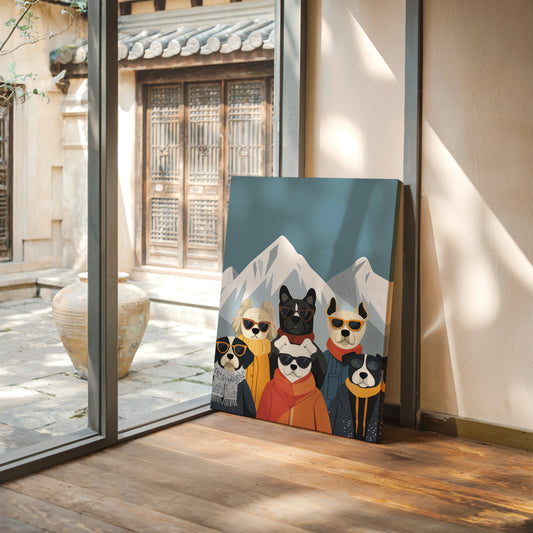 Mountain Dogs Rock Their Alps Ski