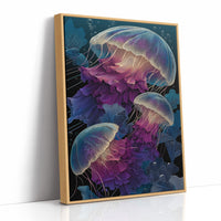 Jellyfish Drift in Deep Violet