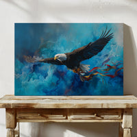 Soaring Through Storm-Painted Skies