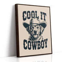 The Canine Cowboy Smiles Wide