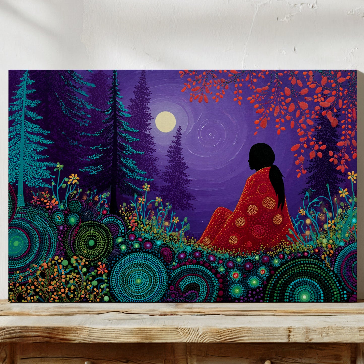 Moonlit Garden Holds Sacred Stories