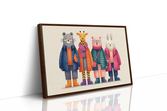 Friends in Their Sunday Coats