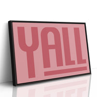 Yall Southern Charm Print in Pink