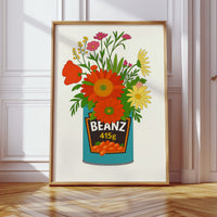 Blooms in a Beanz Tin