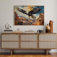 Majestic Eagle Over Painted Canyons