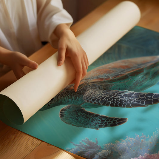 Ancient Voyager In Turquoise Depths