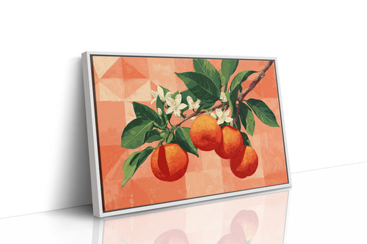 Citrus Blossoms Dance In Coral