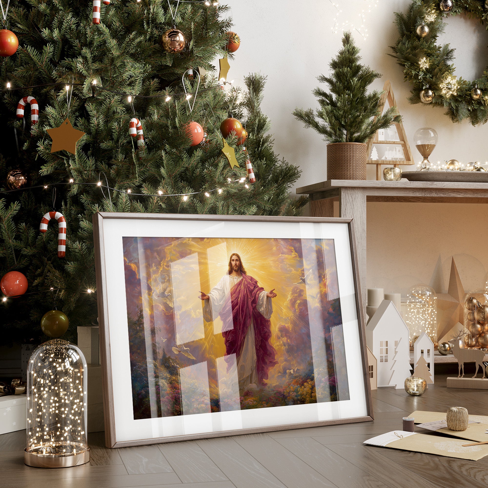 Sacred Light Illuminates Heaven's Garden