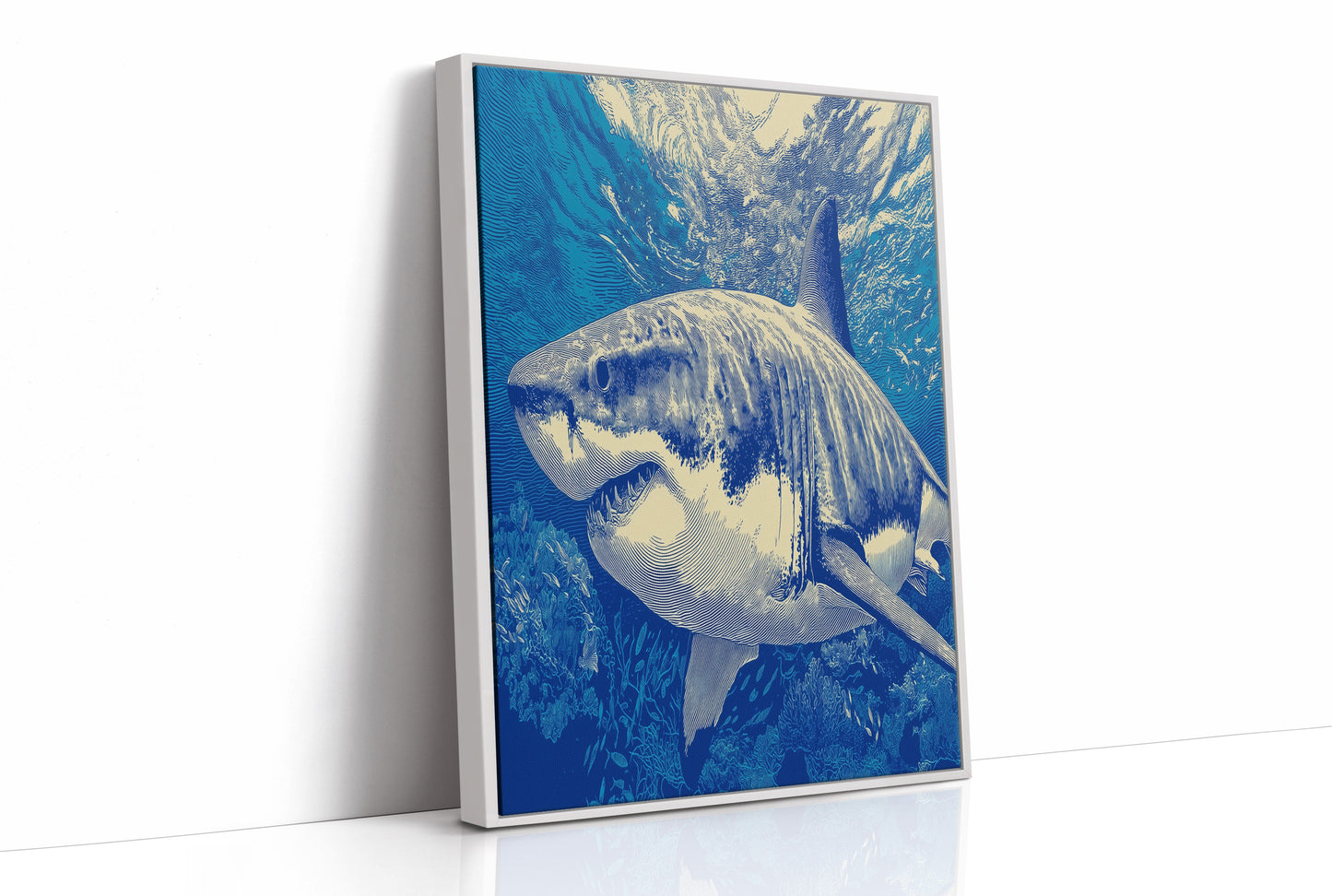 Shark Over the Reef