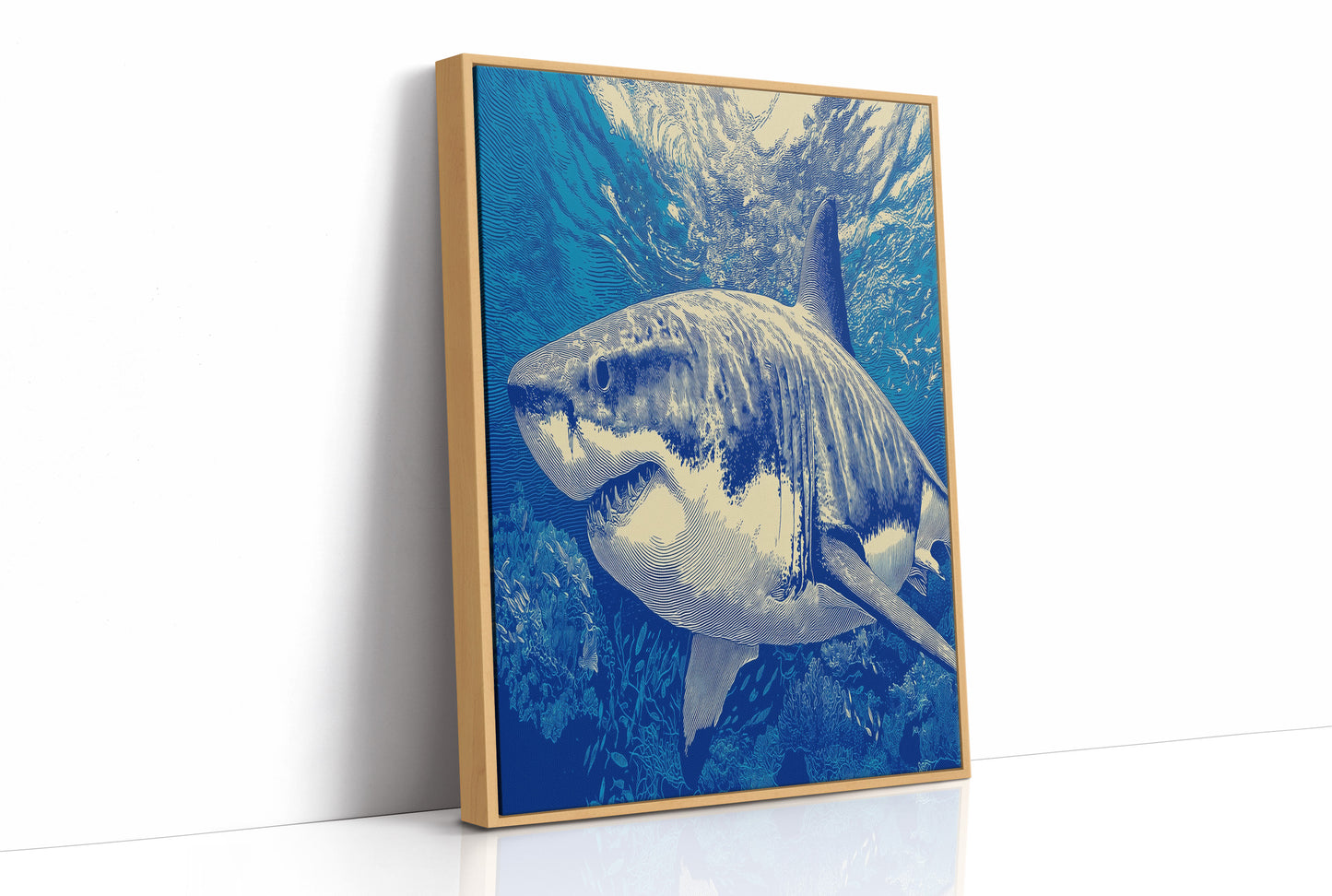 Shark Over the Reef