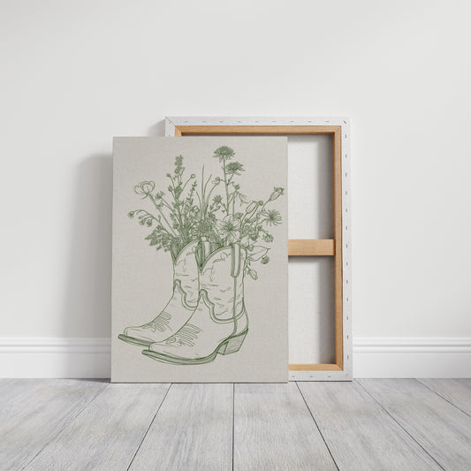Wildflowers Dance In Leather Boots