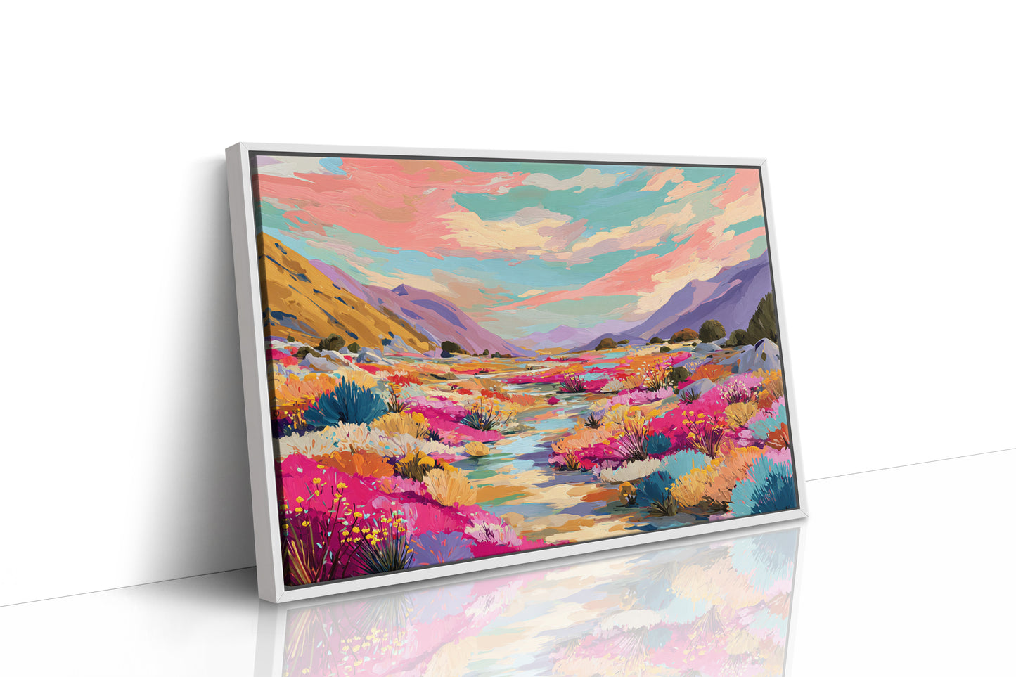 Desert Stream Paints Wild Gardens