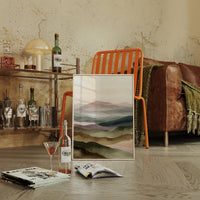 Mountains Breathe in Gentle Hues