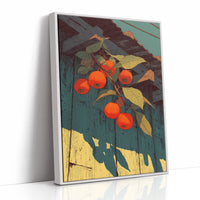 Persimmons Against the Old Roof