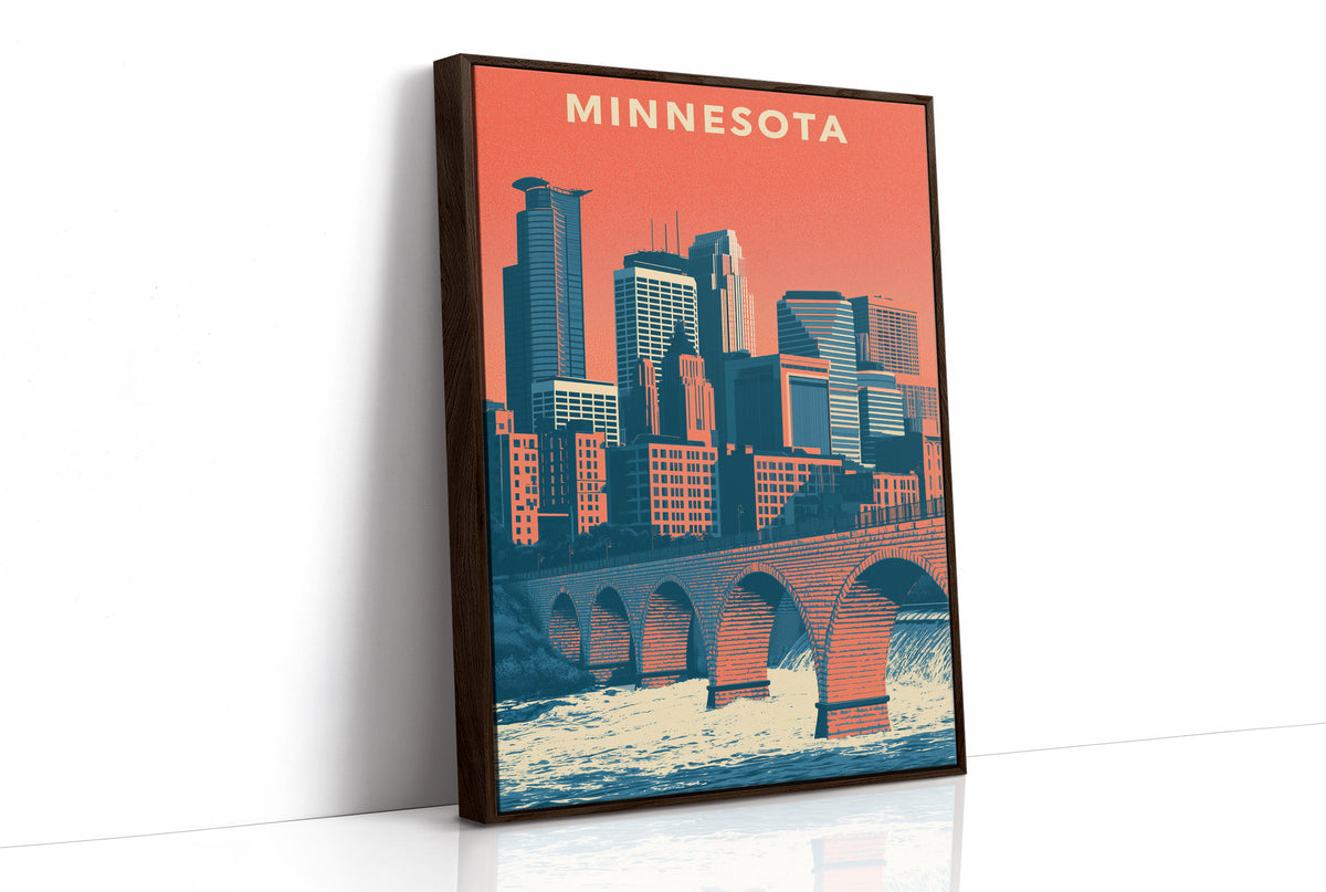 Minneapolis Stone Arch Skyline