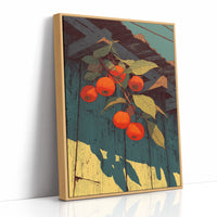 Persimmons Against the Old Roof