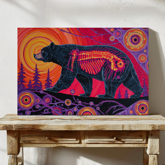 Spirit Bear's Inner Fire Glows