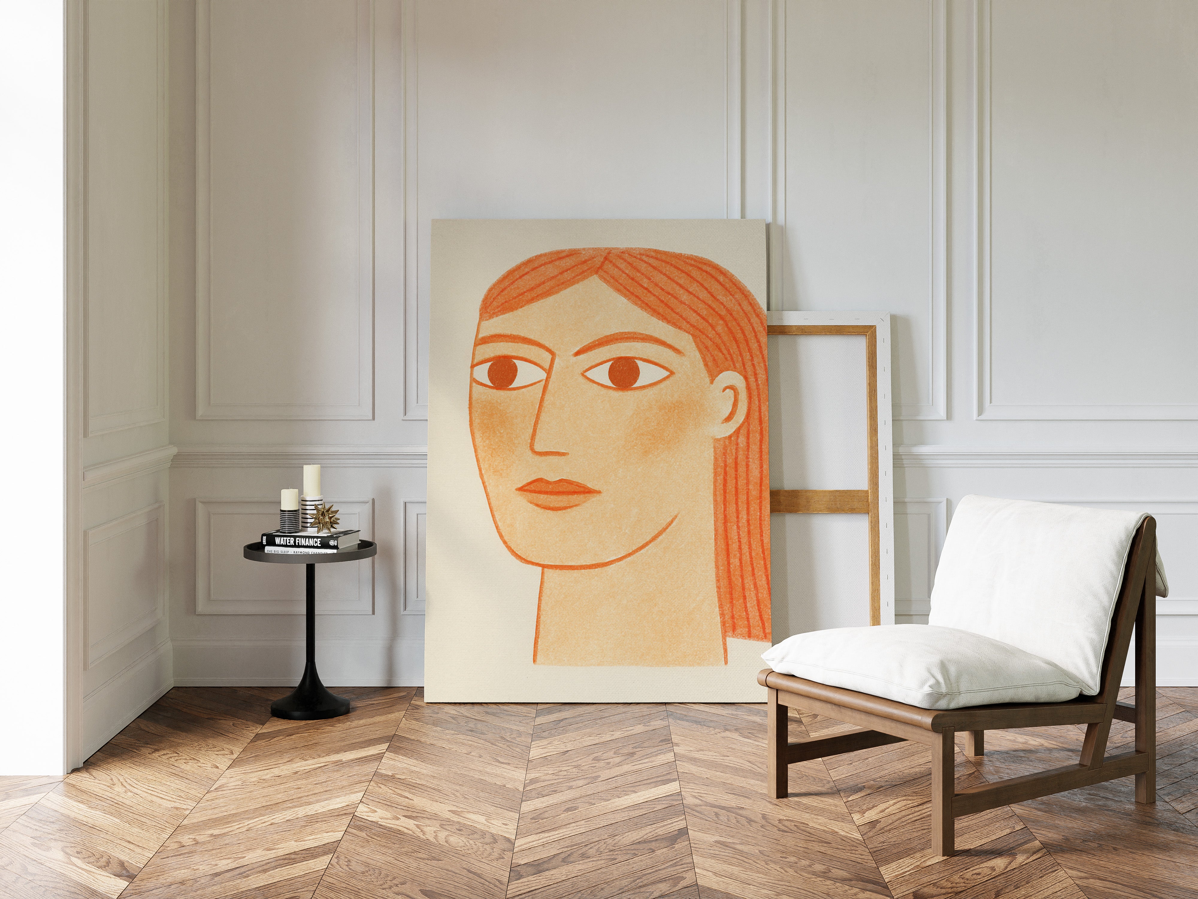 Coral Lines Draw Modern Grace