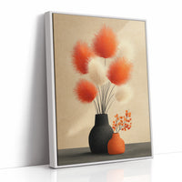 Pampas Plumes in Terracotta