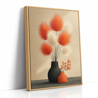 Pampas Plumes in Terracotta