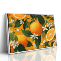 Citrus Blossoms Dance In Sunlight