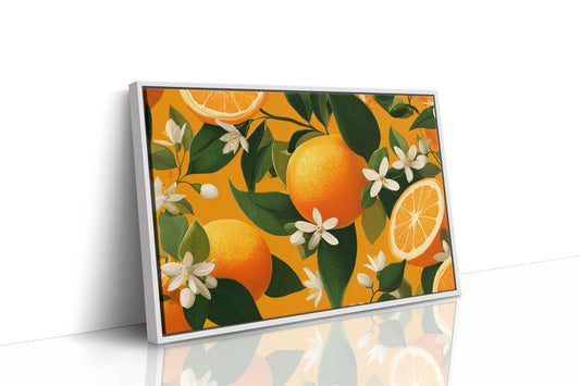 Citrus Blossoms Dance In Sunlight