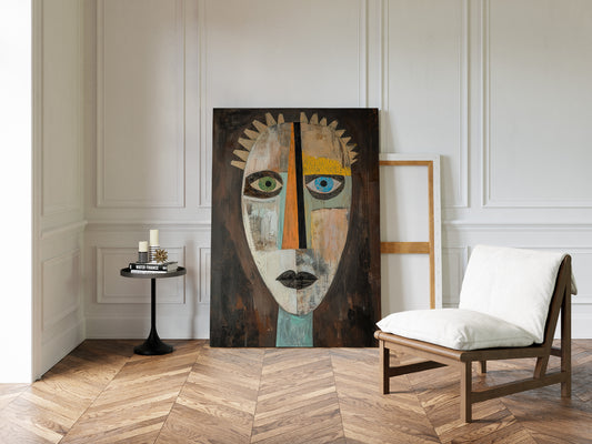 Divided Face Speaks Ancient Stories